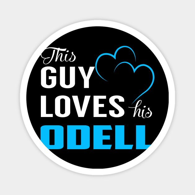 This Guy Loves His ODELL Magnet by LorisStraubenf